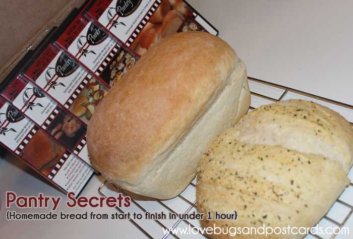 Pantry Secrets Review {Homemade bread from start to finish in under 1 hour}