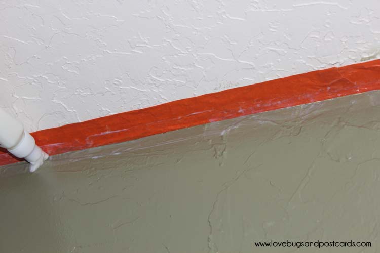 FrogTape® kept my textured surfaces smooth while I painted