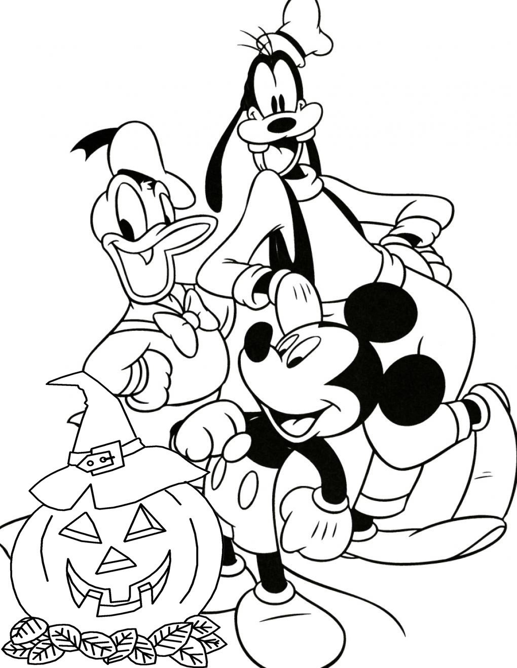 Free Disney Halloween Coloring Pages Lovebugs And Postcards