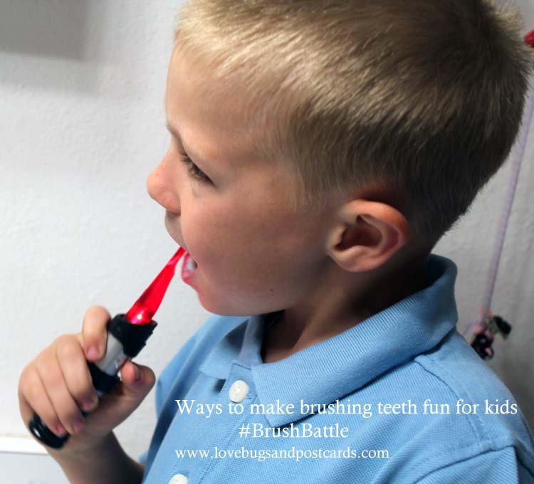 Ways to make brushing teeth fun for kids #BrushBattle