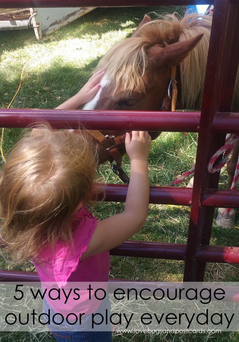 5 ways to encourage outdoor play everyday