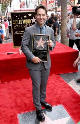 Paul Rudd honored with a star on the Hollywood Walk of Fame #AntMan