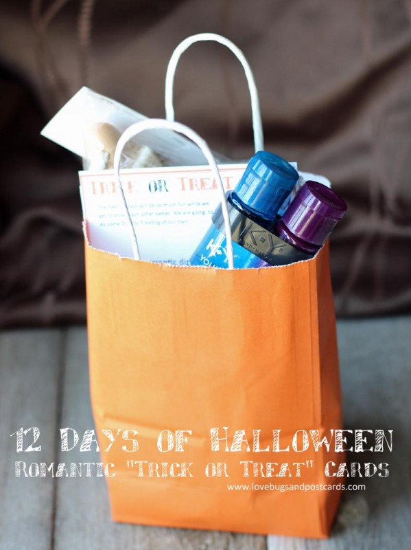 12 Days of Halloween Romantic "Trick or Treat" Cards