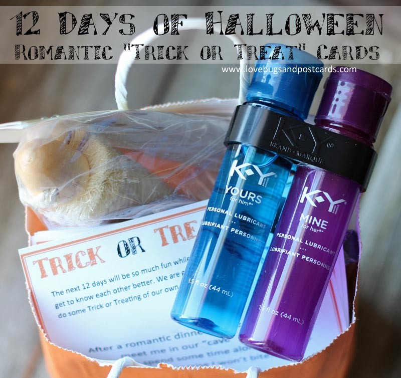 12 Days of Halloween Romantic "Trick or Treat" Cards