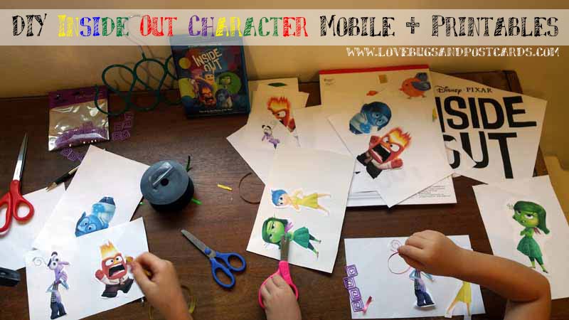 DIY Inside Out Mobile + Printables