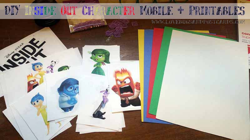 DIY Inside Out Mobile + Printables
