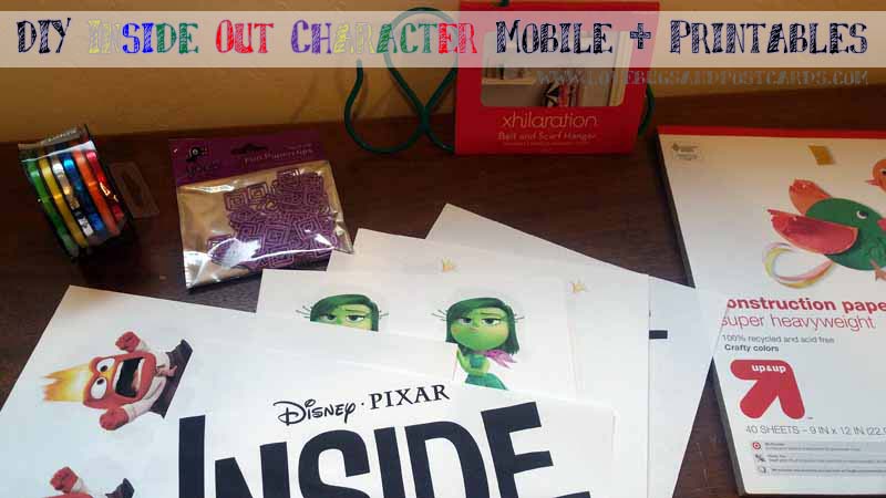 DIY Inside Out Mobile + Printables