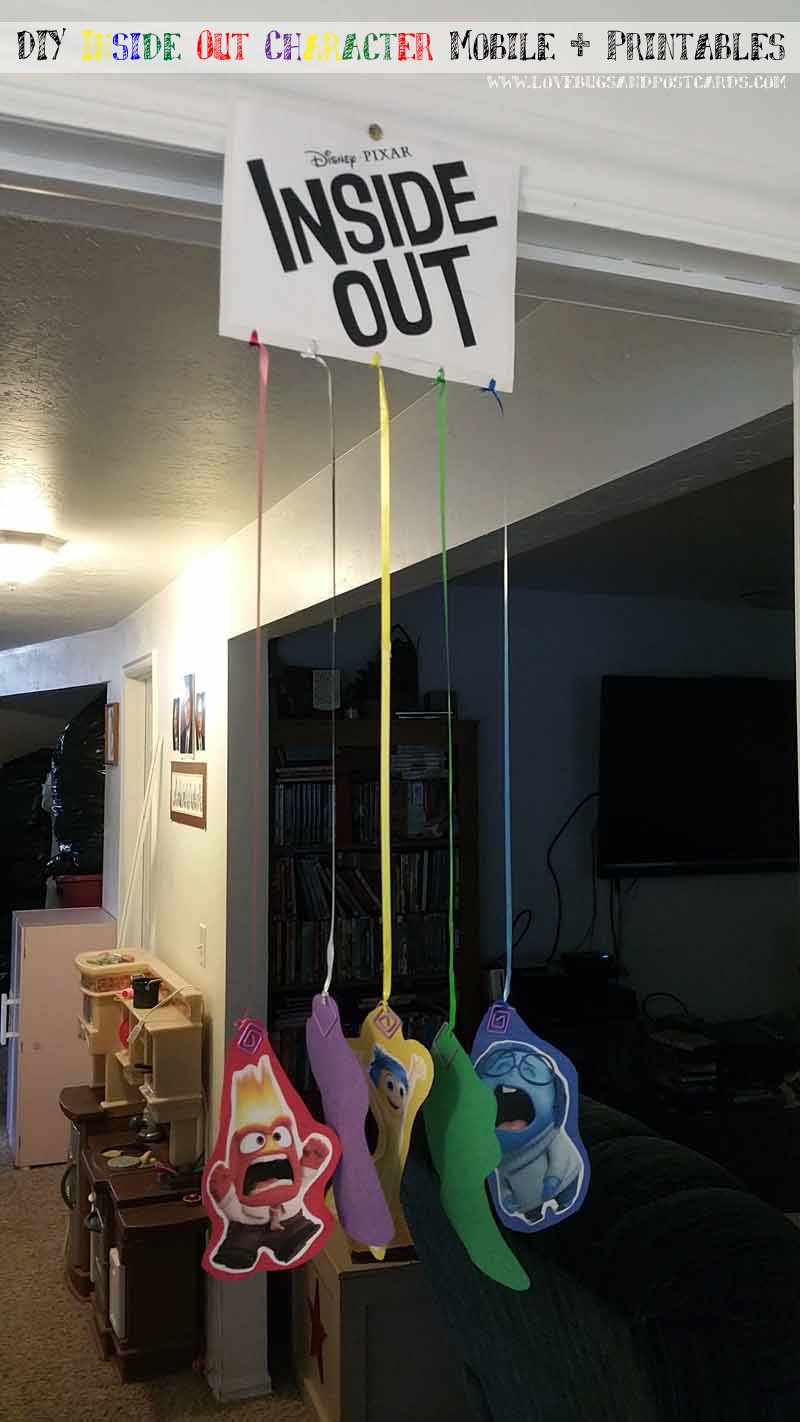 DIY Inside Out Mobile + Printables