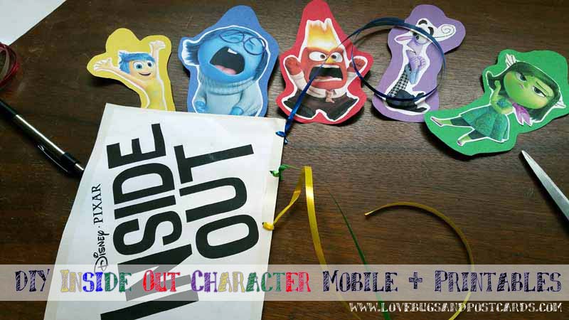 DIY Inside Out Mobile + Printables