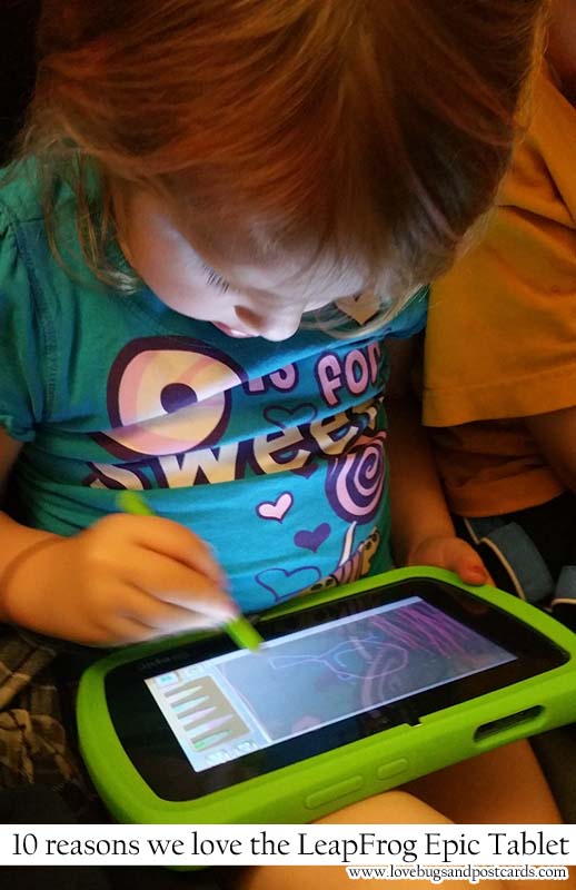 10 reasons we love the LeapFrog Epic Tablet #leapfrogepic #leapfrogmom
