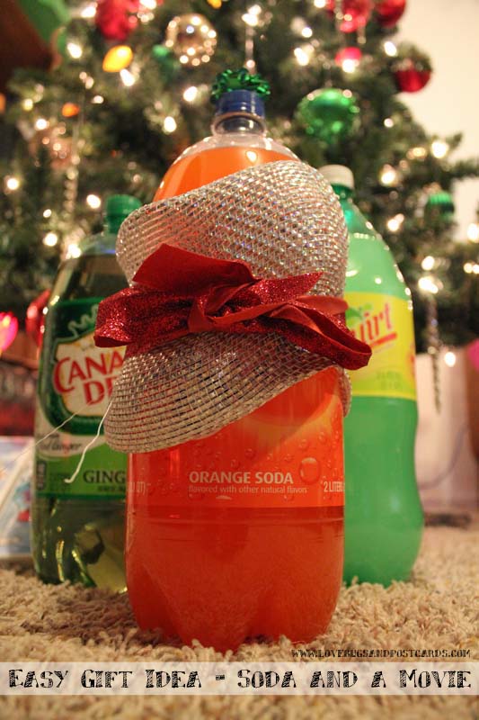 Easy Gift Idea - Soda and a Movie