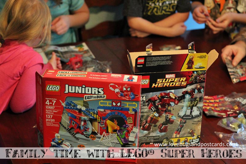Family time with LEGO® Super Heroes