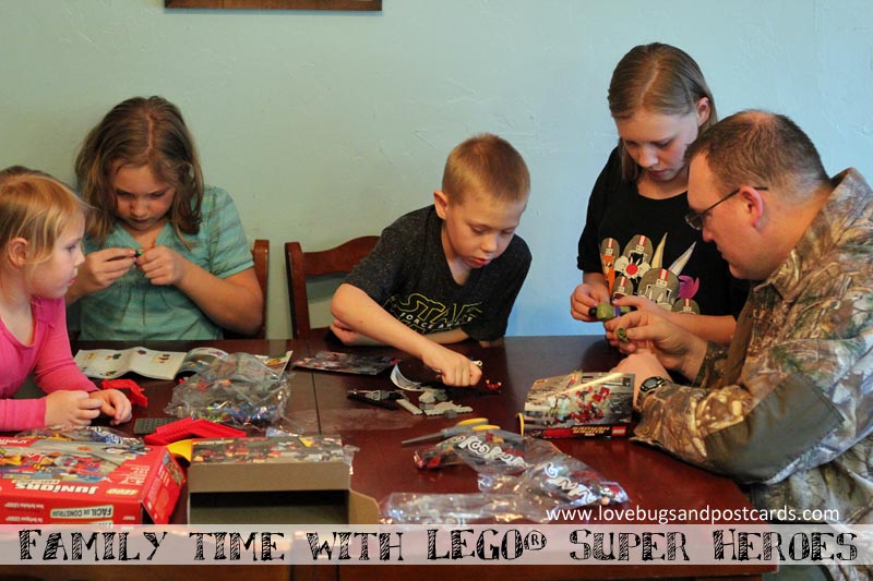 Family time with LEGO® Super Heroes