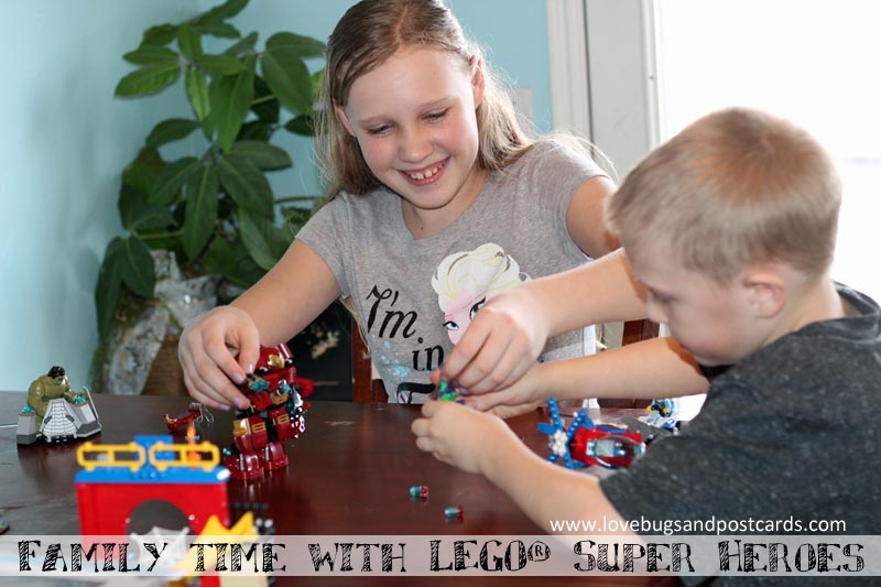 Family time with LEGO® Super Heroes