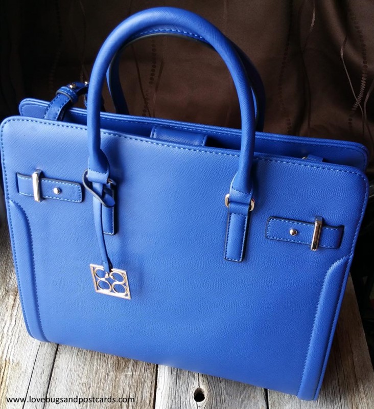 Iris Cobalt Key Item Saffiano Tote from 88.Eighty Eight