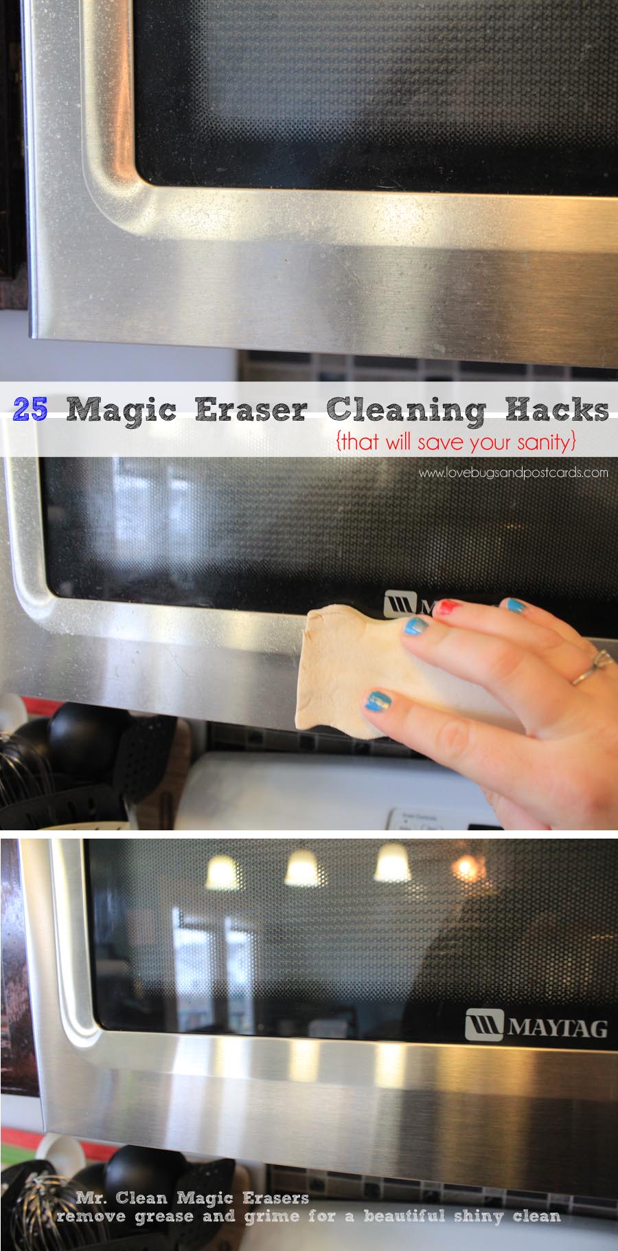 25 Magic Eraser Cleaning Hacks {that will save your sanity}
