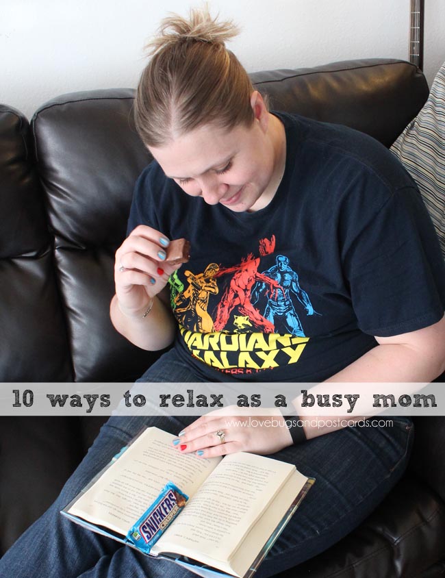 10 ways to relax as a busy mom