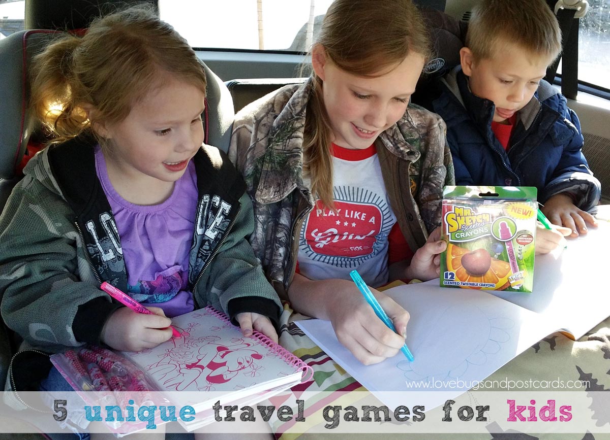 5 unique travel games for kids