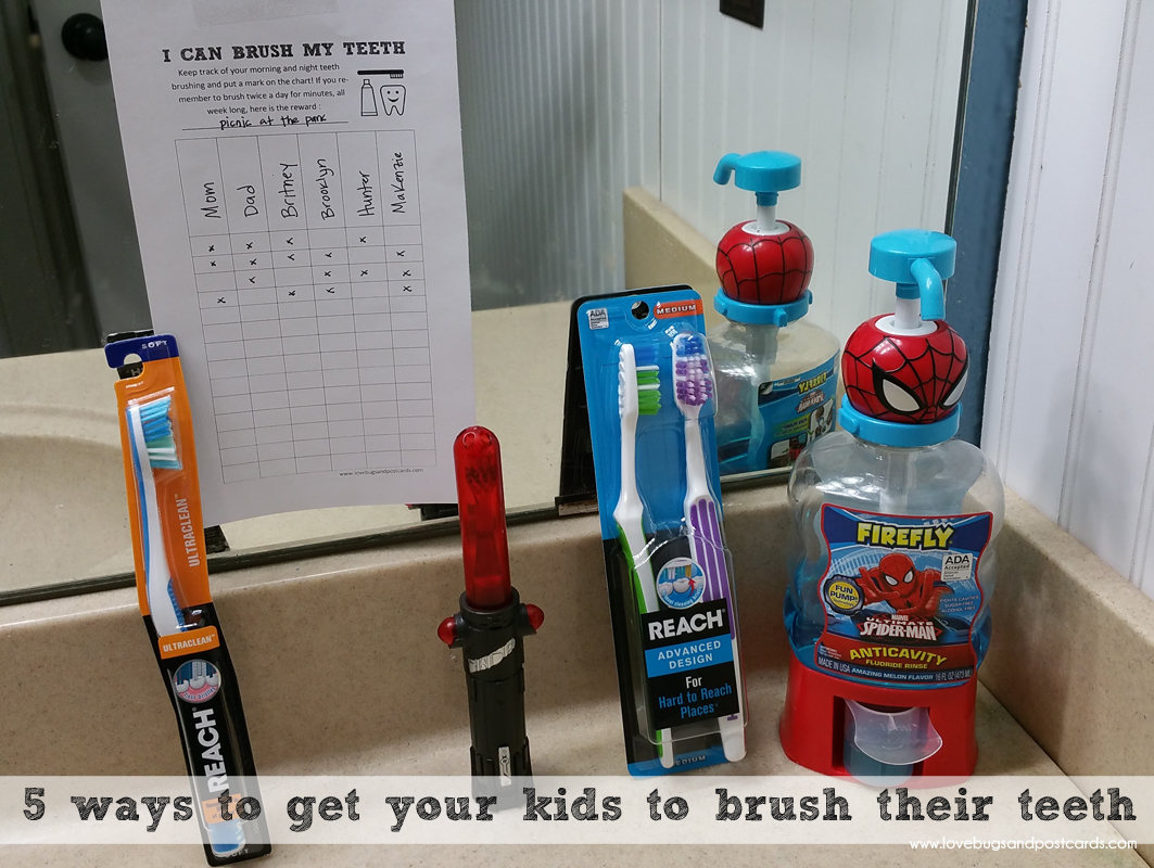 5 ways to get your kids to brush their teeth