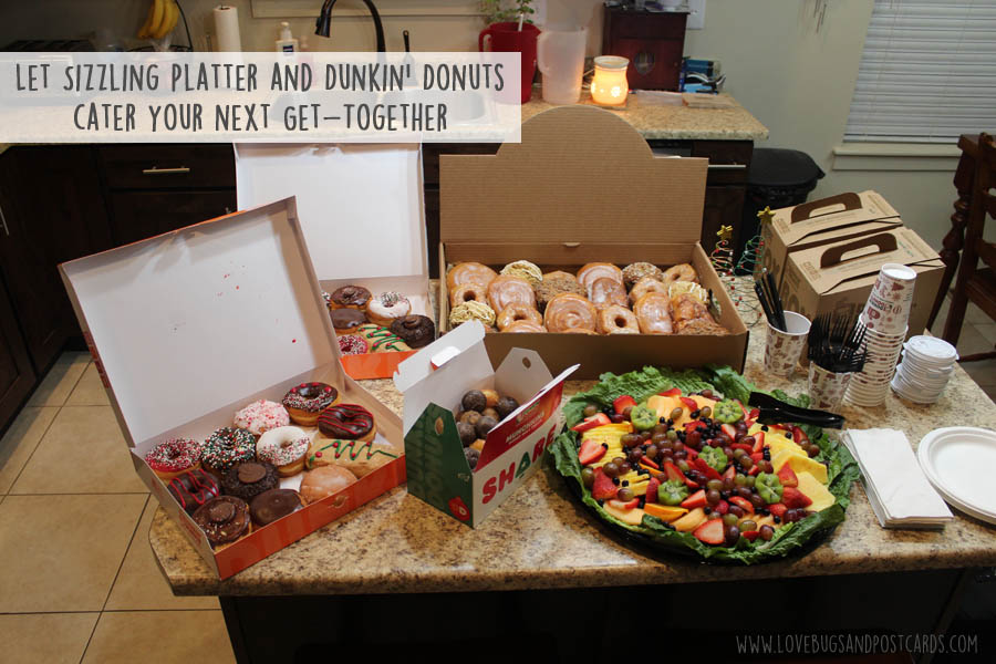 Let Sizzling Platter and Dunkin’ Donuts cater your next Get-Together