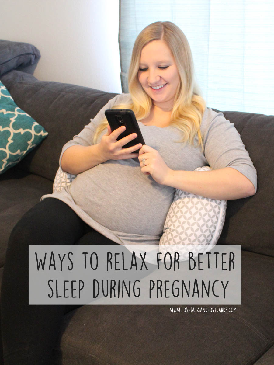 Ways to relax for better sleep during pregnancy