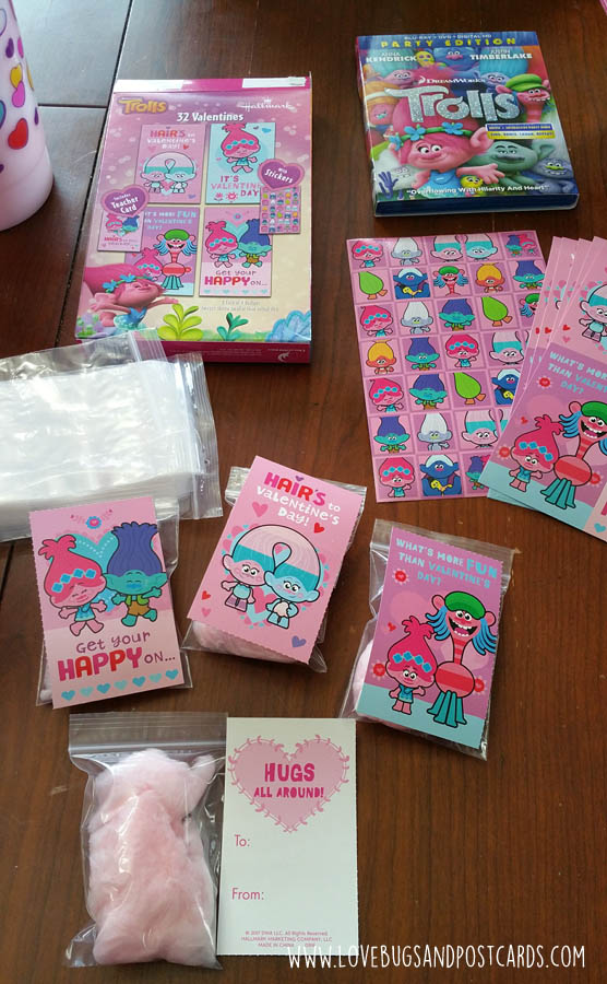 TROLLS Valentine's Day Cards