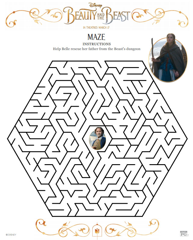 Beauty And The Beast Maze