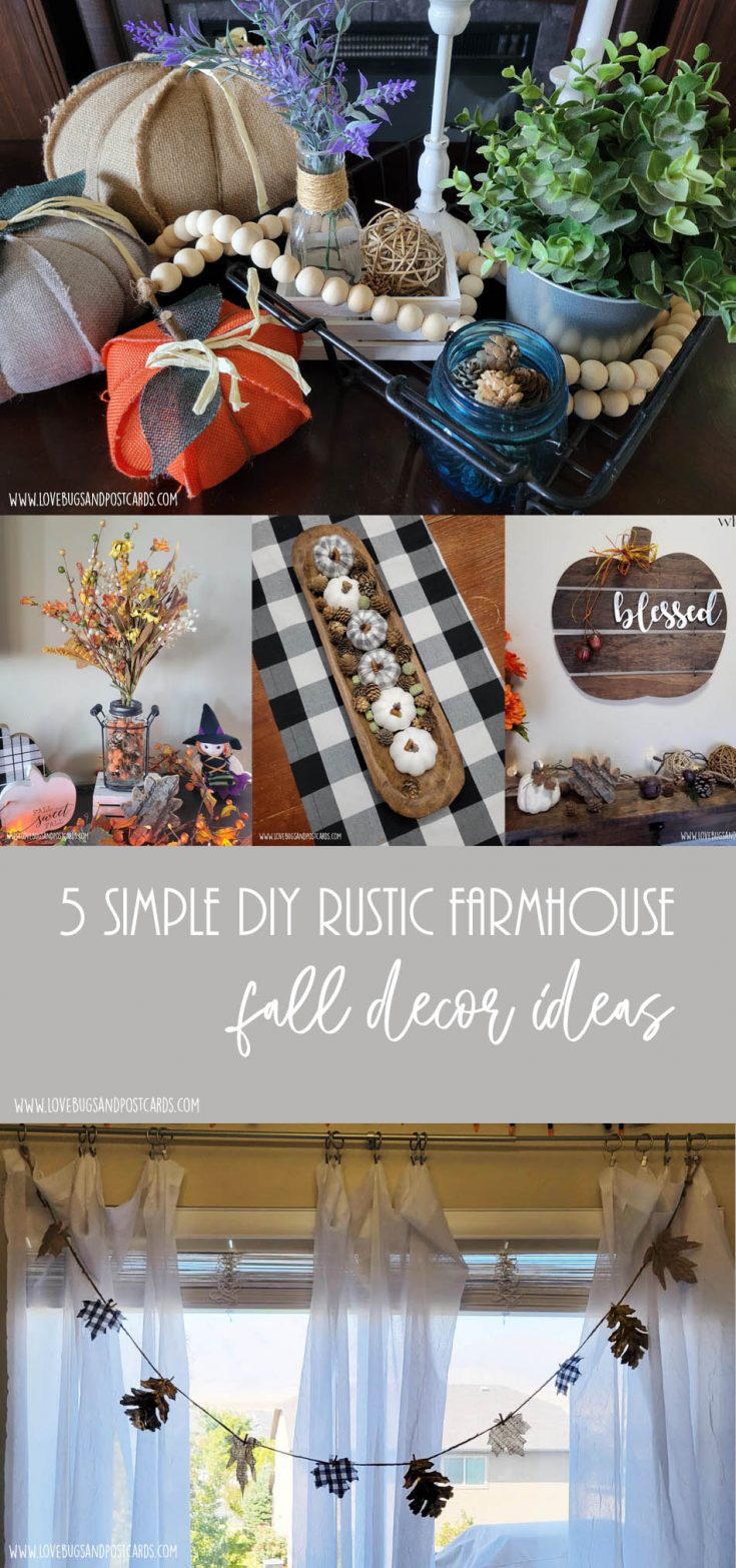 Simple Diy Rustic Farmhouse Fall Decor Ideas Lbpc