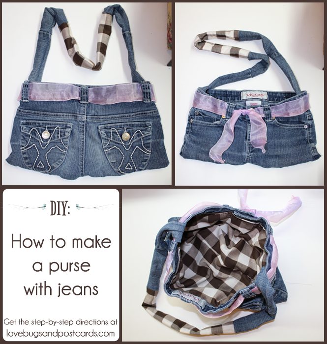 DIY Simple No Zipper Denim Crossbody Bag Out of Old Jeans | Upcycle Craft |  Bag Tutorial - YouTube