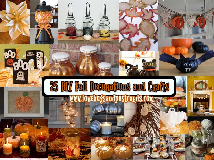 25 DIY Fall Decorations and Crafts