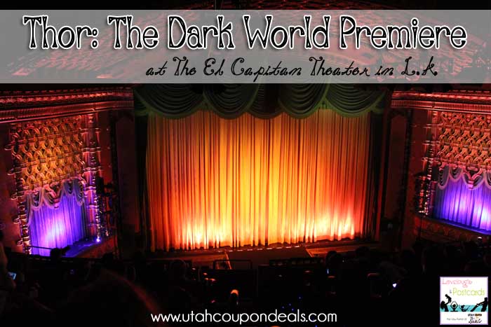 Thor: The Dark World Review and Red Carpet Premiere at the El Capitan Theater