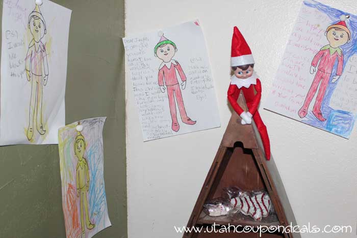 Elf on the Shelf Ideas - Elf Coloring pages and treats