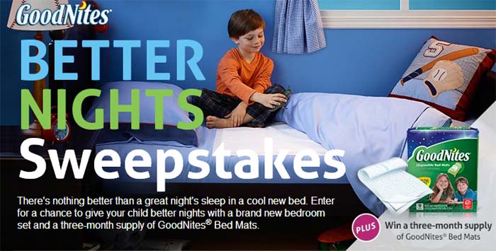 Enter To Win The Goodnites Sweepstakes And Join Our Twitter Party