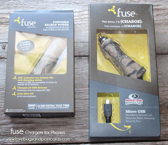 FUSE Camouflage Chargers {Portable and Car}