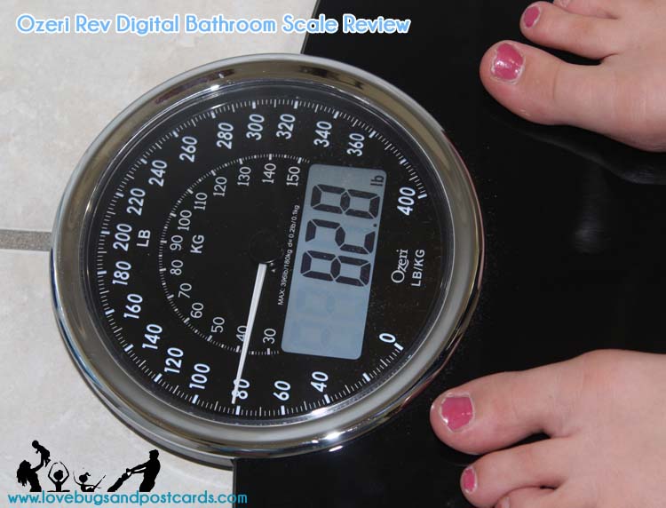 Ozeri Rev Digital Bathroom Scale with ElectroMechanical Weight
