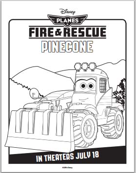 Planes: Fire and Rescue Coloring Pages - Pinecone