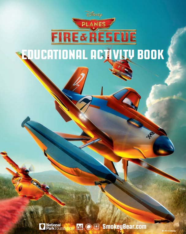 Planes Fire and Rescue Activity Book About Fire Safety 