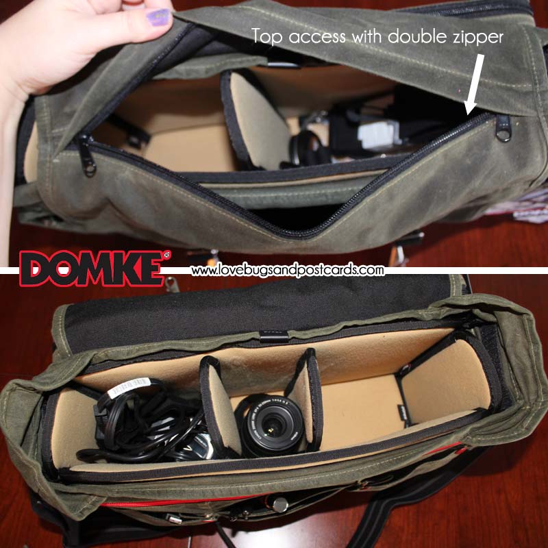 Tiffen Domke Next Generation Metro Messenger camera bag - Lovebugs