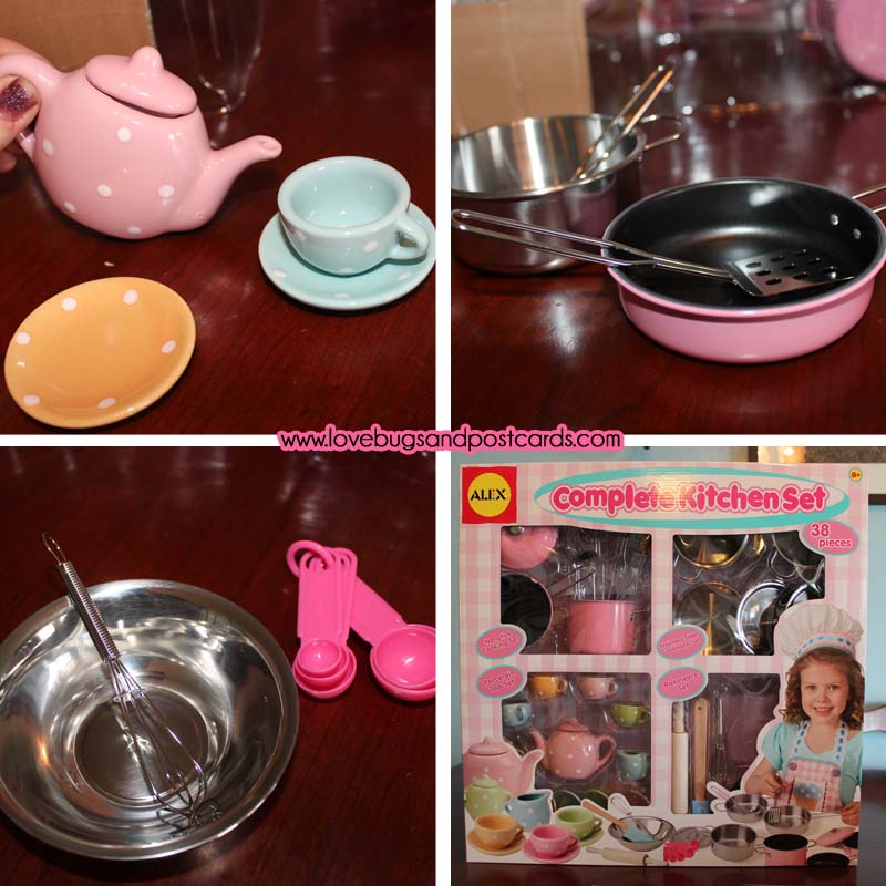  Alex  Toys Complete  Kitchen  Set  Lovebugs and Postcards