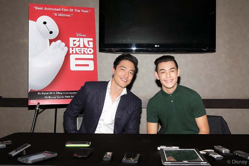 Interview with Ryan Potter (Hiro) and Daniel Henney (Tadashi) for Big Hero 6
