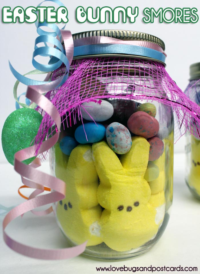 Easter Bunny S'mores {in a mason jar}