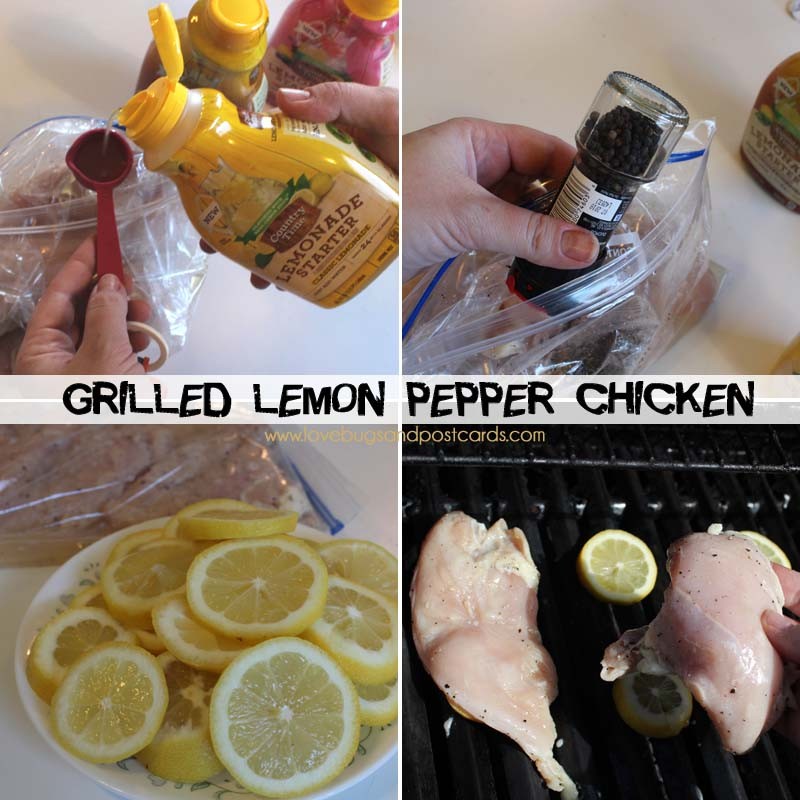 Grilled Lemon Pepper Chicken Recipe {with Marinade}