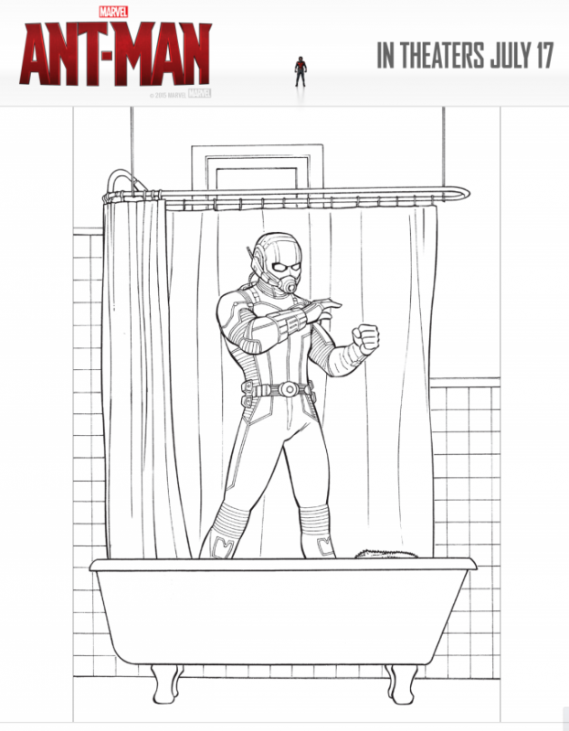 Marvel S Ant Man Coloring Pages Lovebugs And Postcards