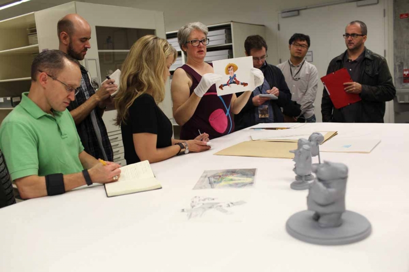 The beginnings of Toy Story and a tour of the PIXAR Archives