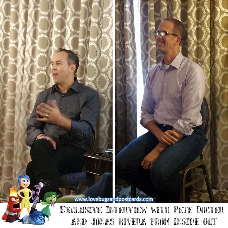 Exclusive Interview with Pete Docter and Jonas Rivera from Inside Out #InsideOutBloggers