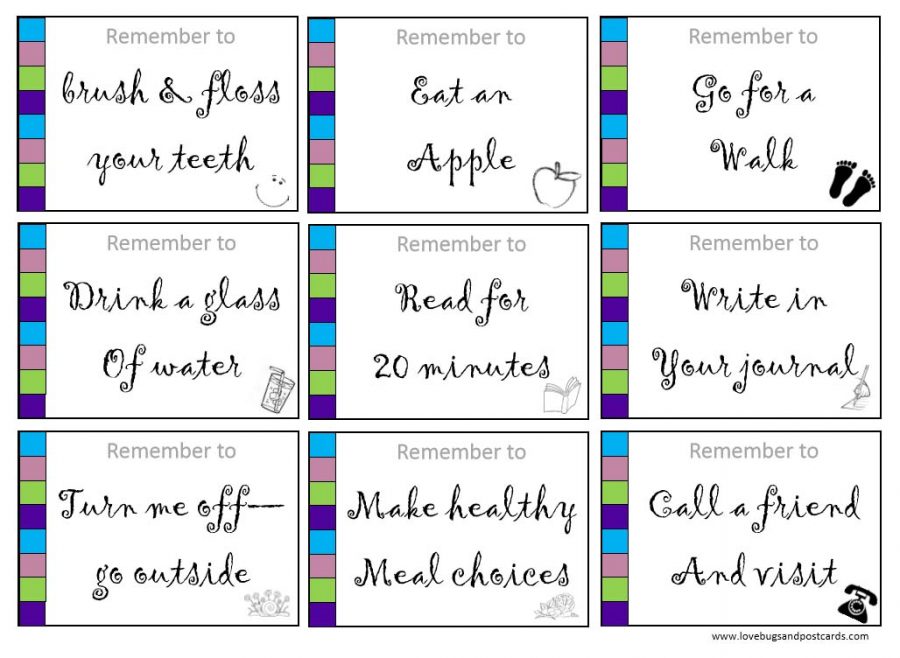 9 Easy Steps To A Healthier Lifestyle (with Free Printable) - Lovebugs 