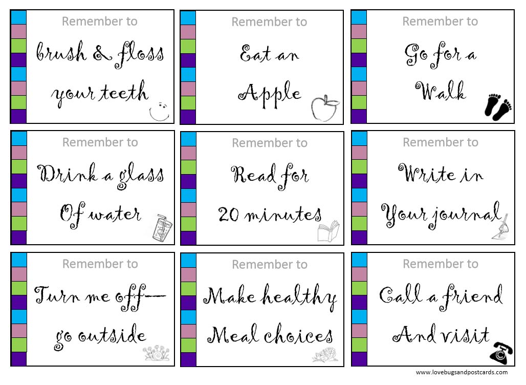 9 easy steps to a healthier lifestyle (with free printable) - Lovebugs ...