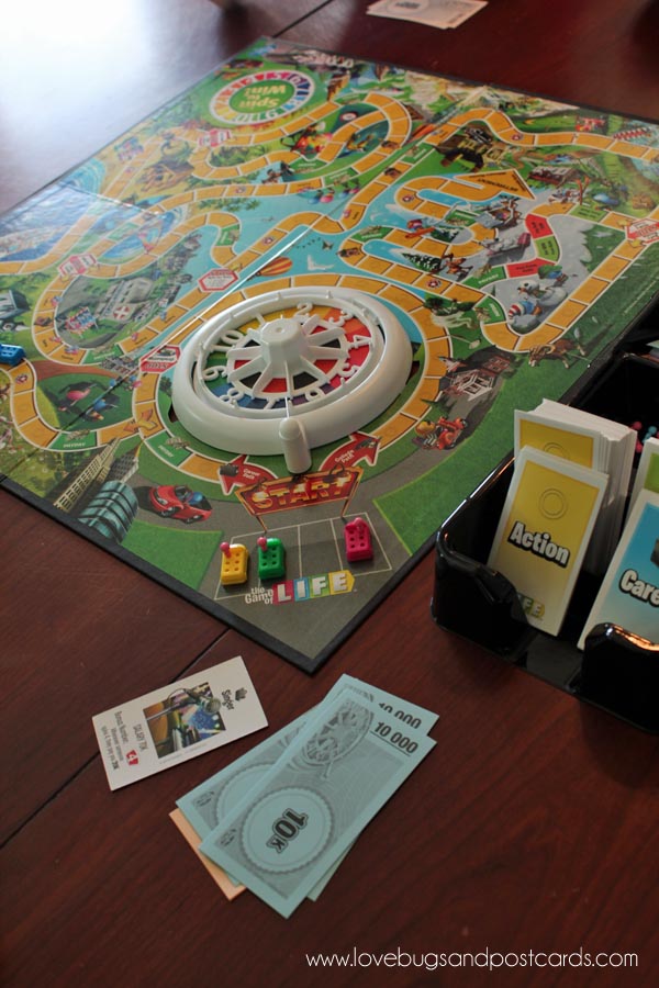 Family Game Night: The Game of Life game by Hasbro