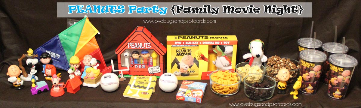 The Peanuts Movie {Family Movie Night Party}