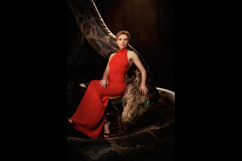 Scarlett Johansson as Kaa in Disney's The Jungle Book